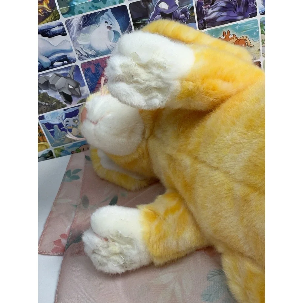 TY‎ Beanie Buddies Bunny Plush Yellow White 10